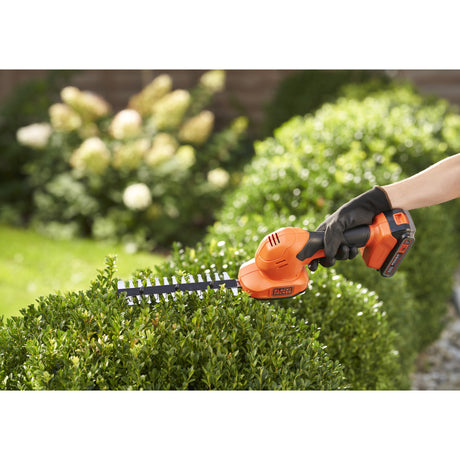 Black+decker bcss18b-xj 18V Gras- und Strauchschere (ohne Akku) (orange schwarz, Akku und Ladegerät nicht im Lieferumfang enthalten)