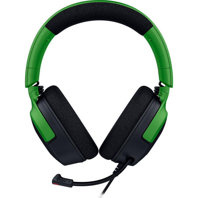 Razer kraken v4 x - minecraft edition over-ear gaming headset (zwart groen, pc, playstation 5, nintendo switch)