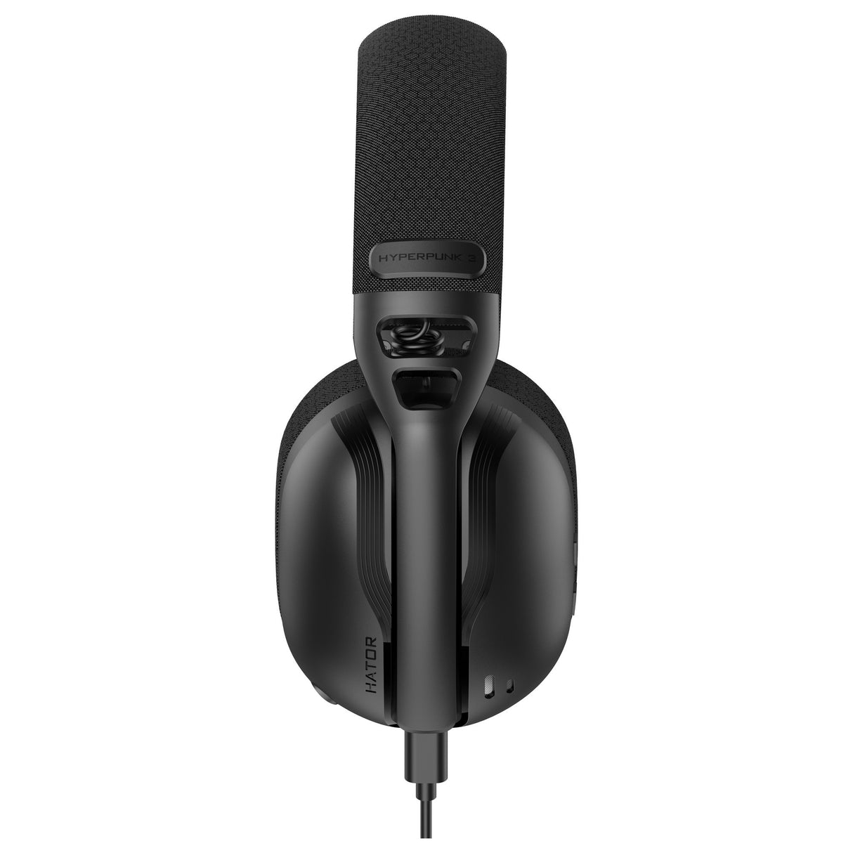 Hator hyperpunk 3 usb over-ear gaming headset (zwart, virtual 7.1 surround sound, usb-a usb-c bluetooth)