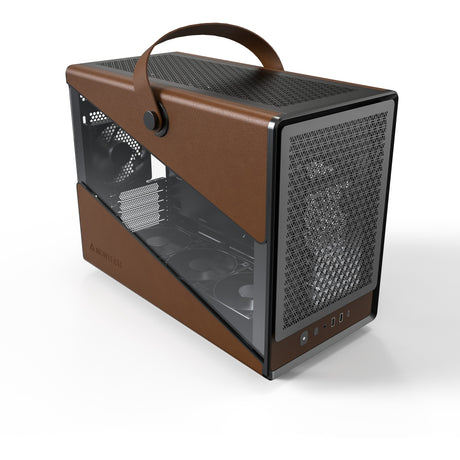 Montech Heritage Midi-Tower-Gehäuse (schwarz beige | 2x USB-A | 1x USB-C)