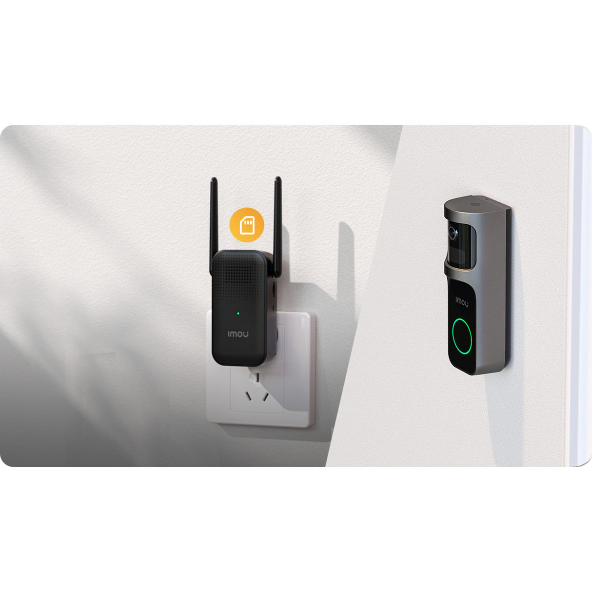 Imou Doorbell 2s Kit (schwarz, 2k, komplett kabellos)