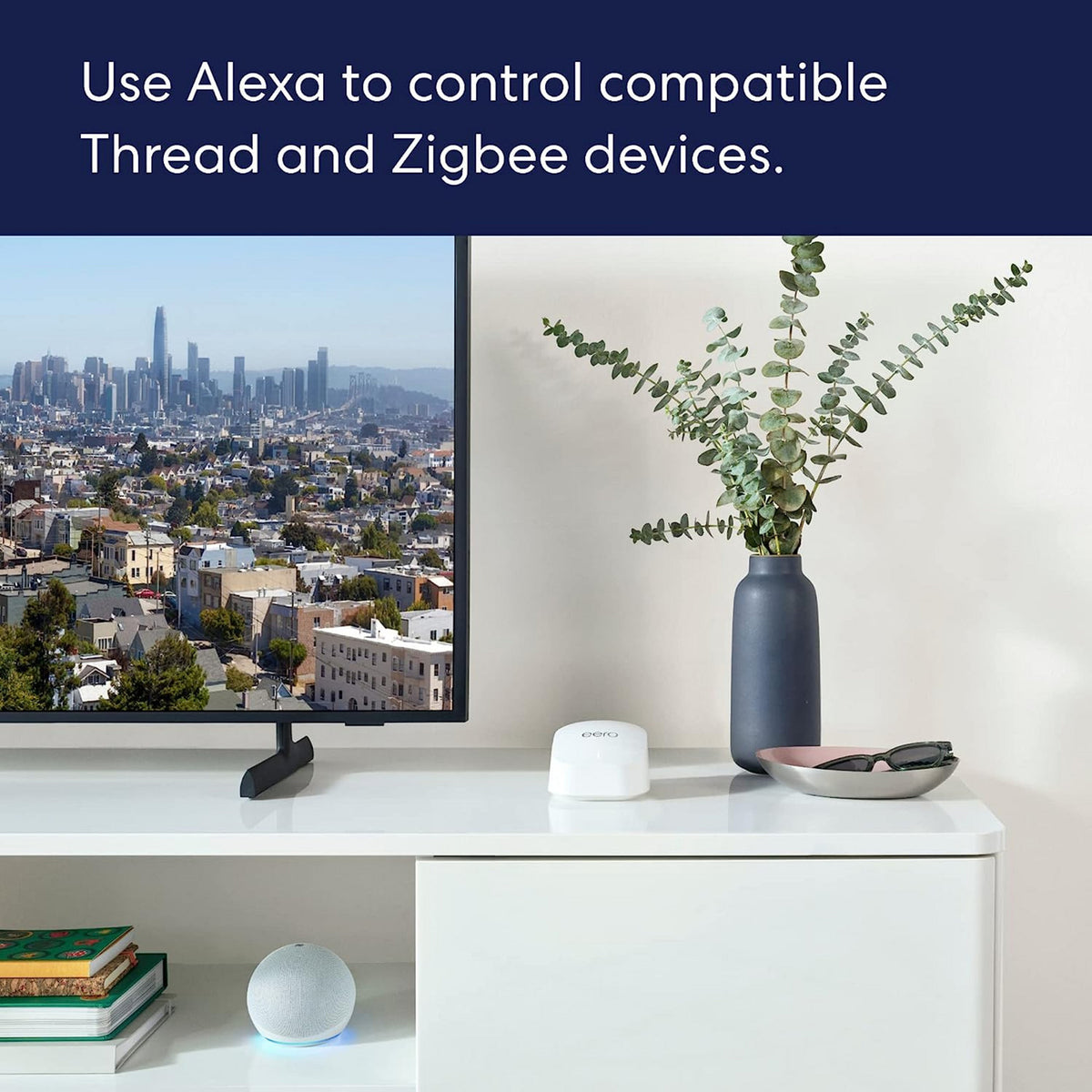 Eero 6+ Mesh WLAN-Router Mesh-Router (weiß)