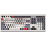 8bitdo Retro mechanische Tastatur N Edition (grau, US-Layout (QWERTY), Kailh Box weiß, 100 %, Bluetooth Low Energy, Wireless 2,4 g, USB)