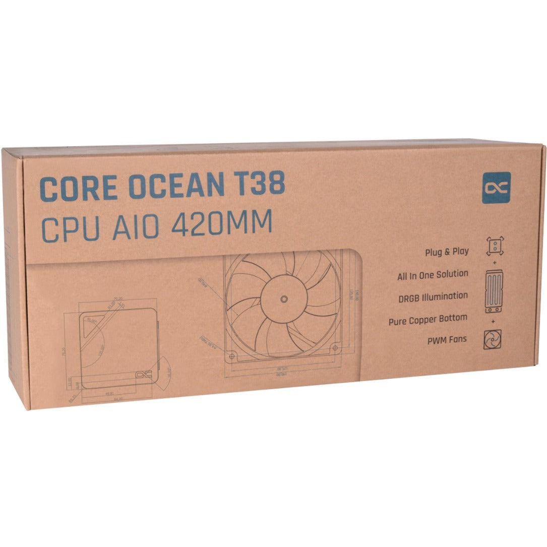 Alphacool Core Ocean T38 420 Wasserkühlung (schwarz)