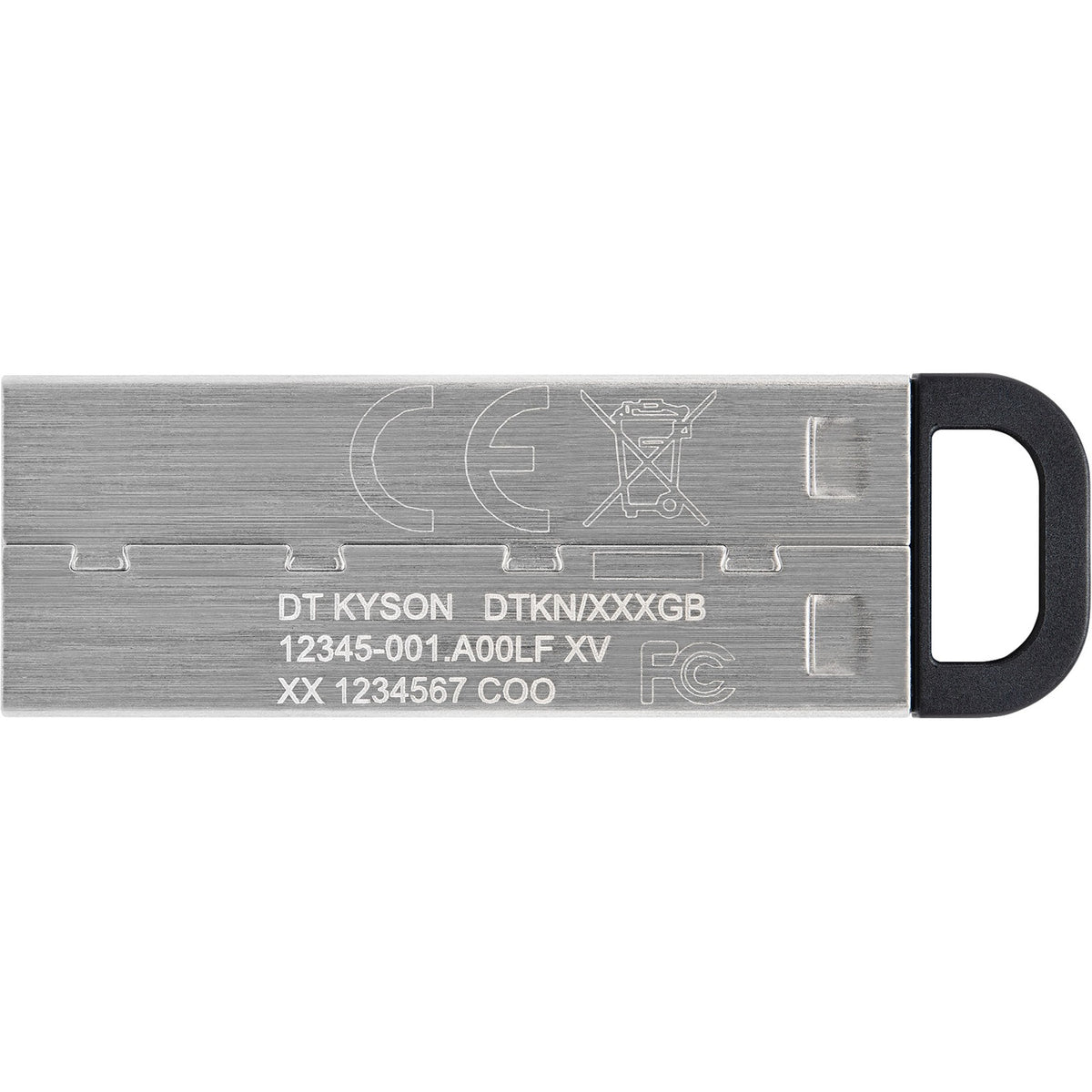 Kingston Data Traveler Kyson 64 GB USB-Stick (Silber, Dtkn 64 GB)