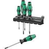 Wera 367 6 Schraubendreher-Set Kraftform Plus (schwarz grün, 6-teilig)