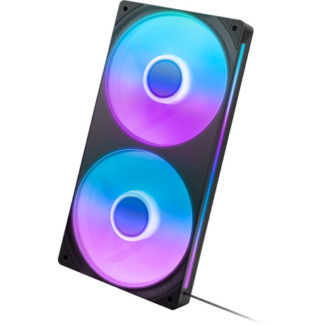 Nzxt f240 RGB Core Gehäuselüfter (schwarz, 2 Stück, 240 x 120 x 26 mm)