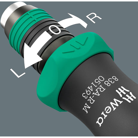 Wera kraftform kompakt 838 ra-r m Set 1 Bit-Set (schwarz grün, 15 Stück)