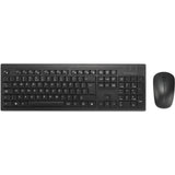 Kensington km270 eq wiederaufladbares Desktop-Set – kabelloses Desktop-Set (schwarz, US-Layout (QWERTY), Membran, 100 %, Bluetooth, 2,4 GHz)