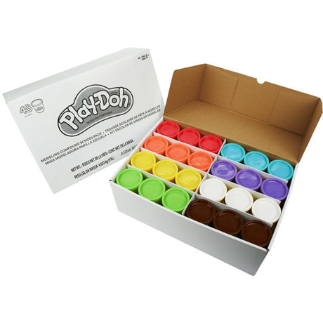 Hasbro Play-Doh Modelliermasse Schulpaket Ton (48 Teile)
