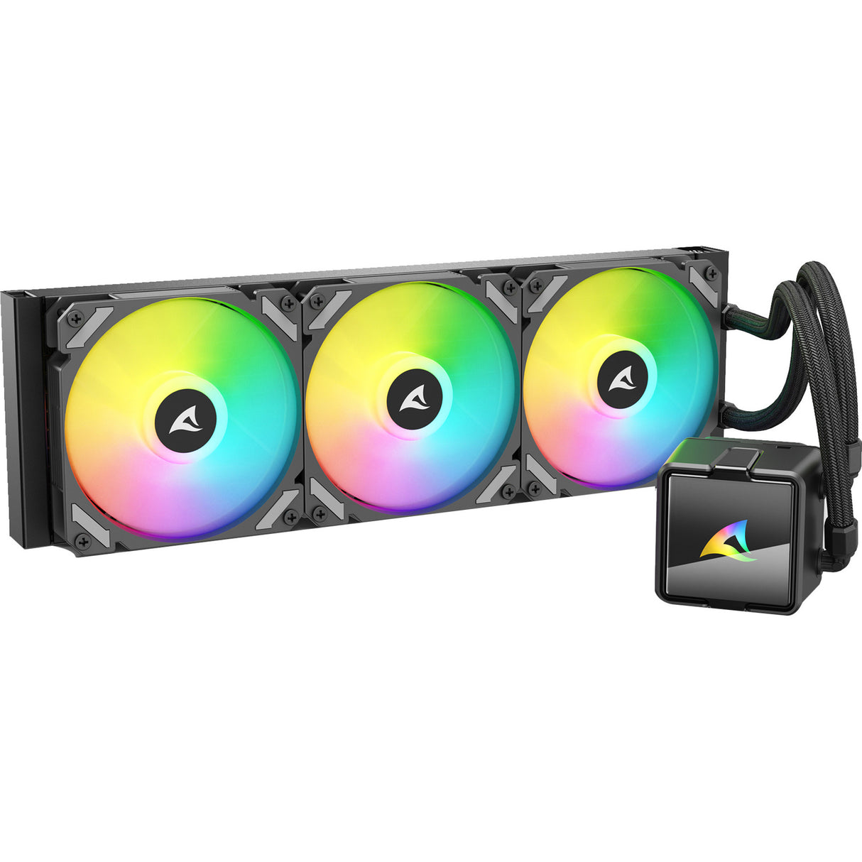 Sharkoon S60 ArGB Wasserkühlung (schwarz, 4-Pin-PWM)
