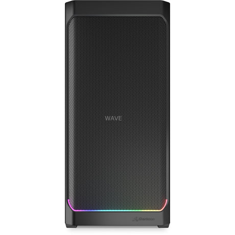 Sharkoon AK4 RGB Strip Midi-Tower-Gehäuse (schwarz | 2x USB-A | 1x USB-C | RGB)
