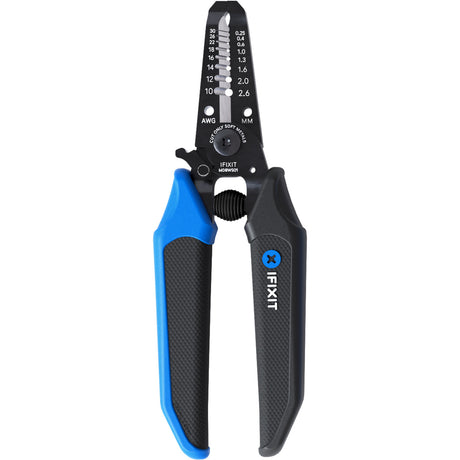 Ifixit Unterkiefer-Abisolierzange, Abisolierzange (schwarz blau)