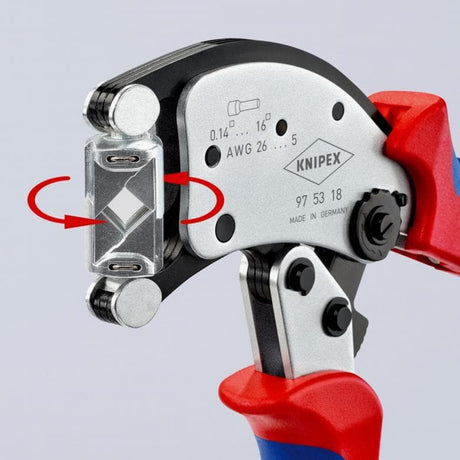 Knipex Twistor 16 Selbstaufreibende Schrumpfung für Veerind