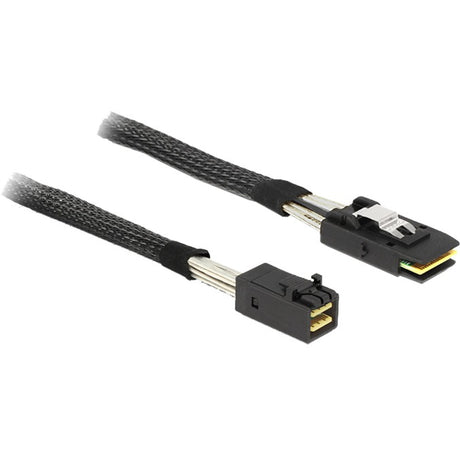 Delock mini SAS HD SFF-8643 > mini SAS SFF-8087, 0,5m Kabel (schwarz, 83388)