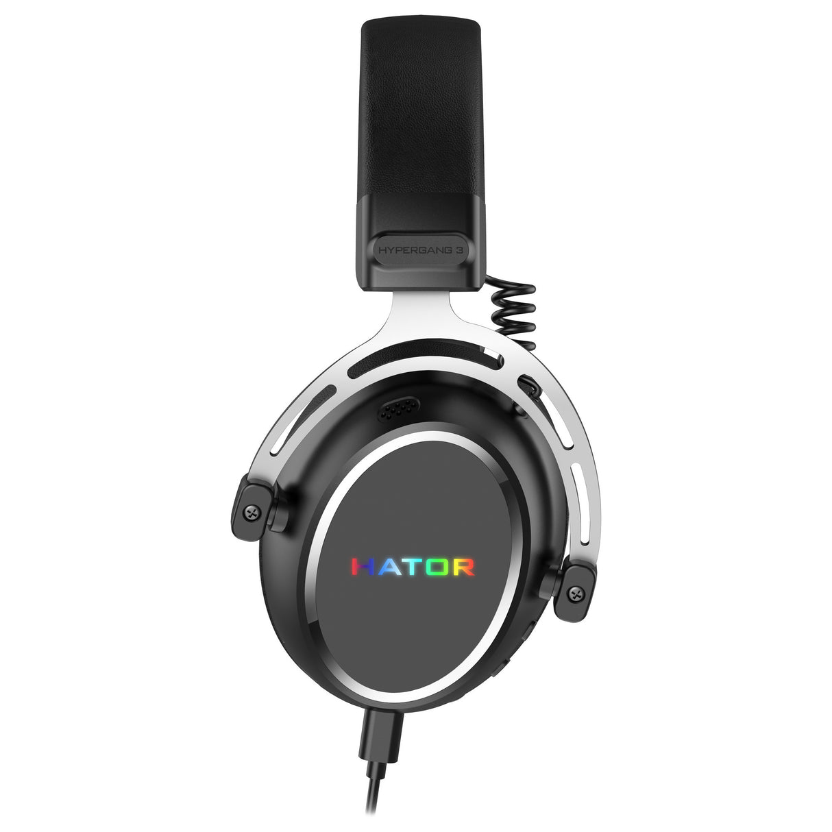 Hator hypergang 3 usb over-ear gaming headset (zwart, rgb, 7.1 virtual surround, usb bluetooth)