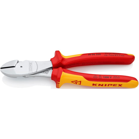 Knipex 74 06 200 Kraft-Seitenschneider Comfort 200mm VDE