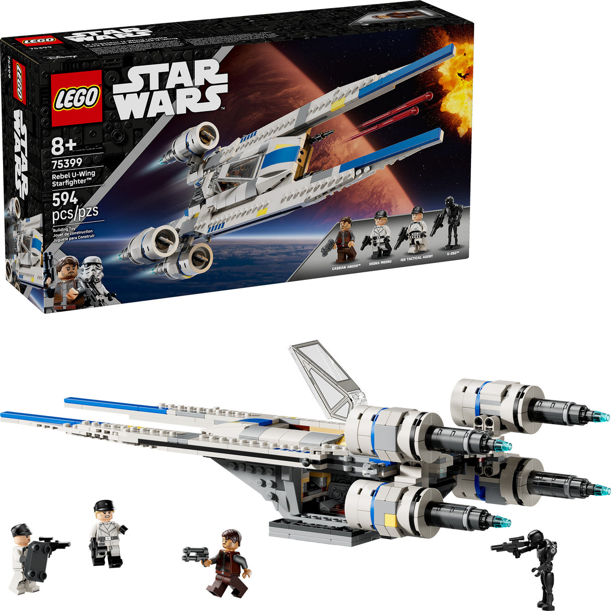 Lego Star Wars 75399 und das U-Wing Starfighter-Raumschiff der Rebellen