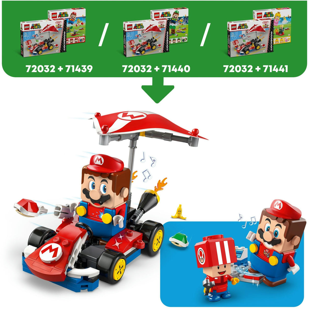 Lego Super Mario 72032 Mario Kart Standard-Kart