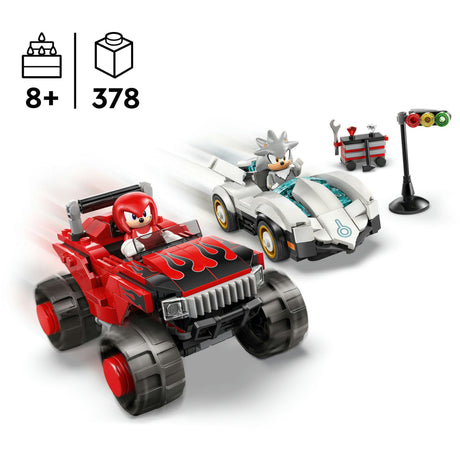 Lego Sonic the Hedgehog 77118 Silvers Car vs. Knuckles‘ Monstertruck
