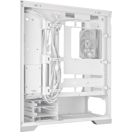 Asus TUF Gaming GT302 ArGB Midi-Tower-Gehäuse (weiß | 2x USB-A | 1x USB-C | RGB | gehärtetes Glas)