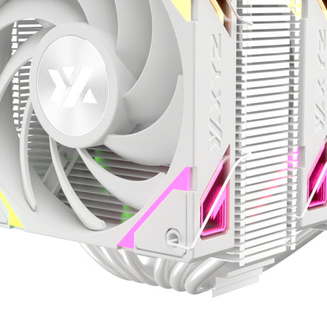 Xyz PC Gear Thermax 6 Duo RGB CPU-Kühler (Weiß, Arbb, Pwm)