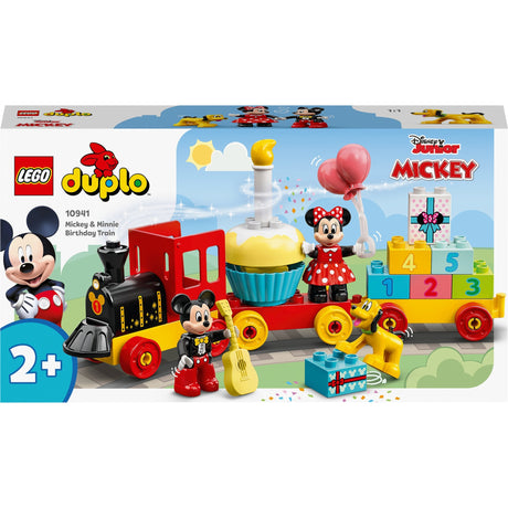 Lego Duplo Disney Mickey Minnie Geburtstagszug, baubares Spielzeug für Kleinkinder 10941