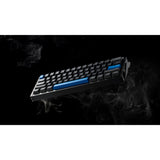 Iqunix ez60 magnetic switch gaming he keyboard (zwart, us lay-out (qwerty), gateron magnetic jade pro, 60%, rgb, double shot pbt keycaps)