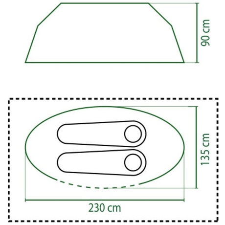 Coleman Galiano 2 Zelt (blau hellgrau)