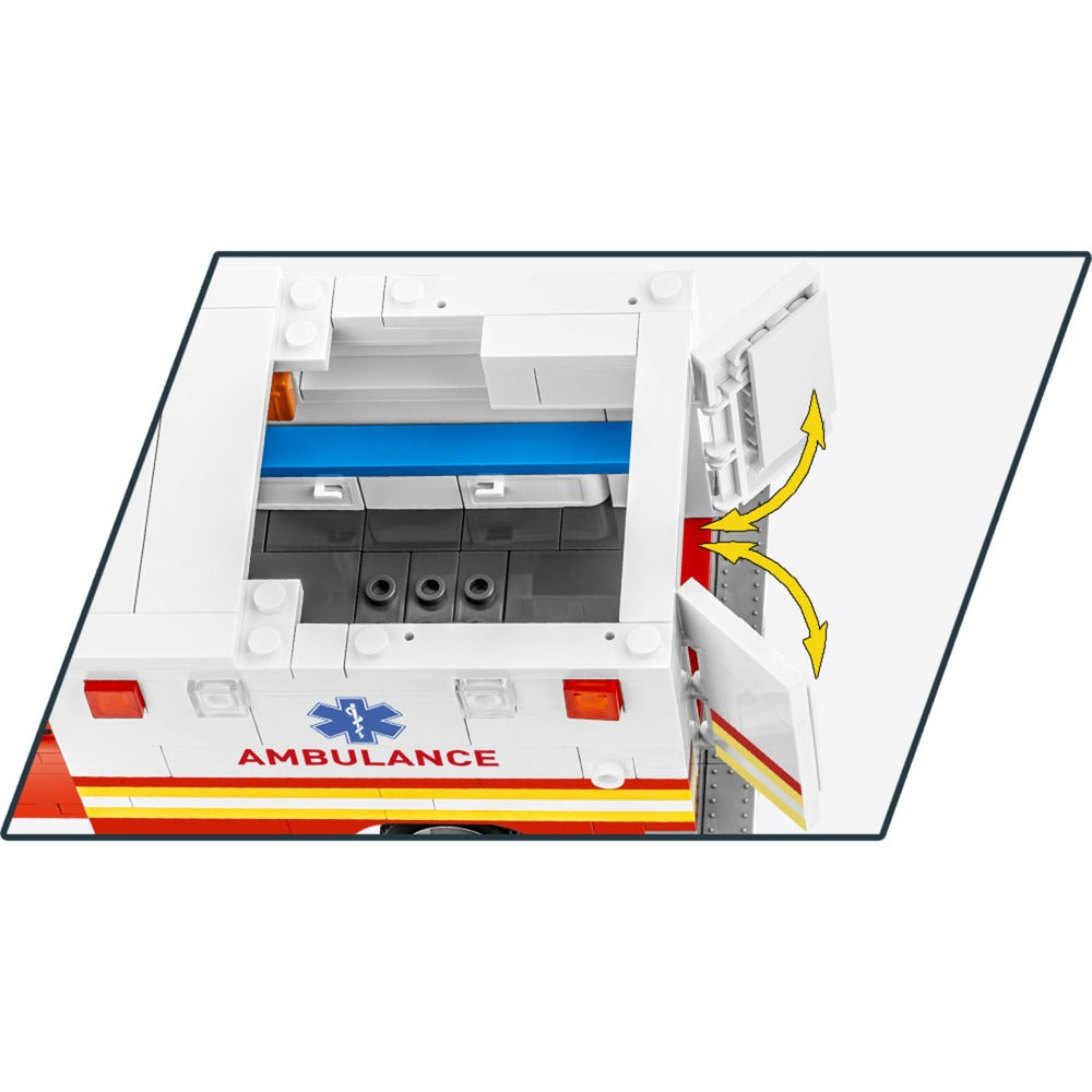 Cobi ram 3500 - ambulance constructiespeelgoed (schaal 1:35)