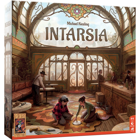 999games 999 Games Intarsia-Brettspiel (niederländisch, 2 - 4 Spieler, 40 Minuten, ab 10 Jahren)