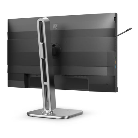 Philips 24b2g5200 23.8 monitor (zilver zwart, 1x displayport, 1x hdmi, 1x vga, 4x usb-a)