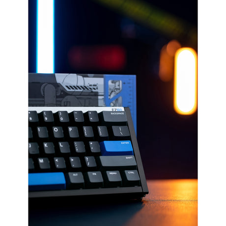 Iqunix EZ60 Magnetschalter-Gaming-He-Tastatur (Schwarz, US-Layout (QWERTY), Gateron Magnetic Jade Pro, 60 %, RGB, Double Shot PBT-Tastenkappen)