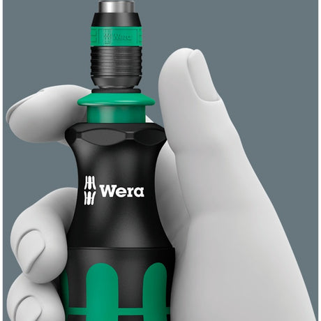 Wera kraftform kompakt 26 mit Koffer, 7-teiliges Bit-Set (schwarz grün)