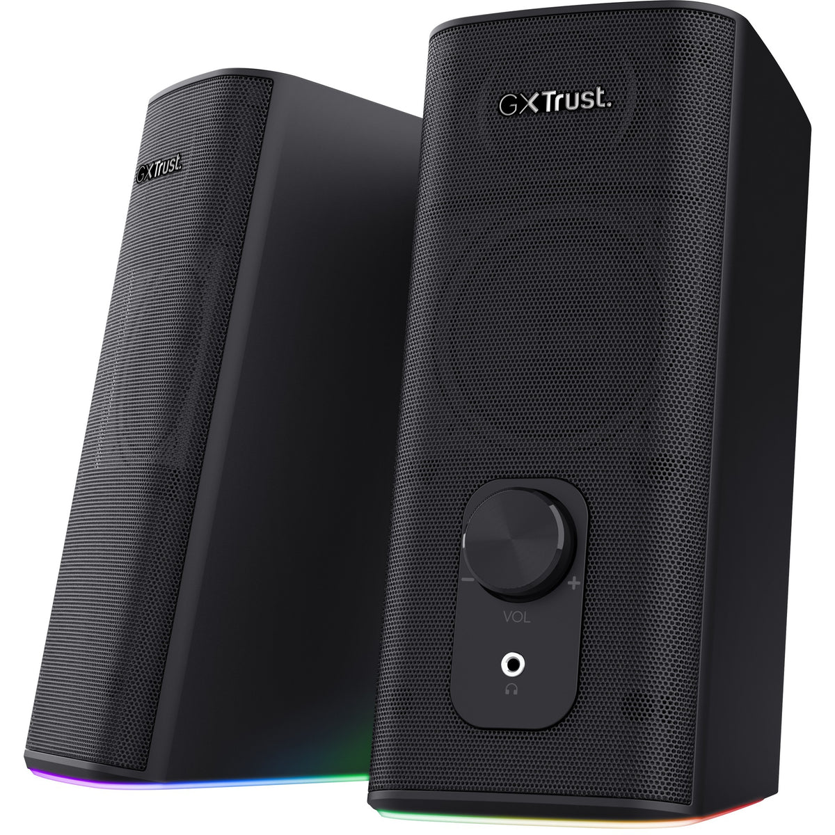 Trust GXT 612 Cetic PC-Lautsprecher (Schwarz, Bluetooth, RGB)