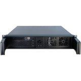 Inter-tech 2u-2098-sl Rackgehäuse (schwarz | 2x USB-A)