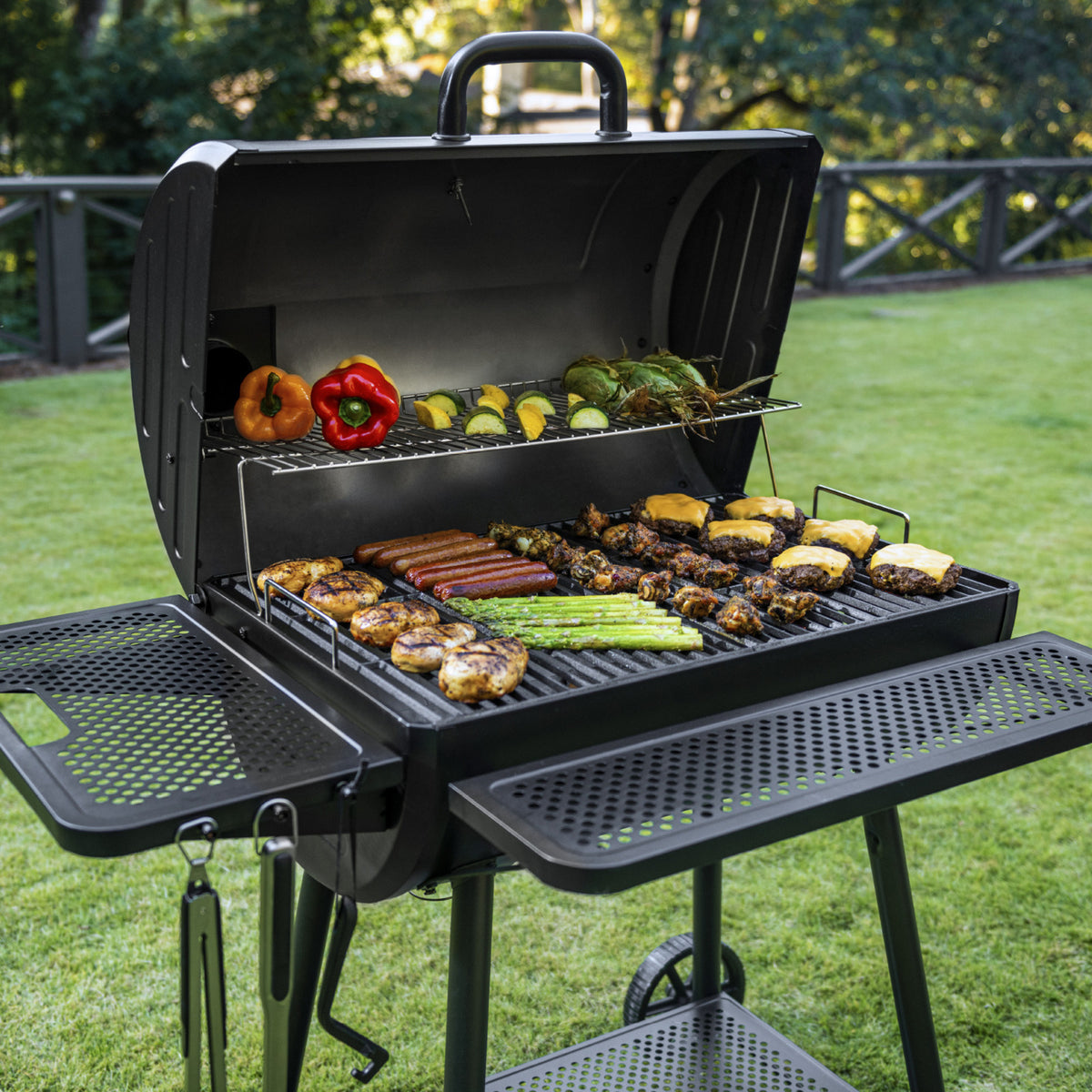 Char-griller blaxer houtskoolbarbecue (zwart)