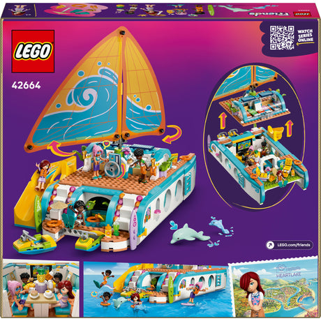 Lego Friends Abenteuer-Bootsfahrt, Bootsspielzeug für Kinder – 42664