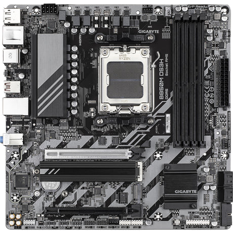 Gigabyte B850M DS3H Sockel AM5 Motherboard (RAID, 2,5 GB LAN, Sound, µATX)