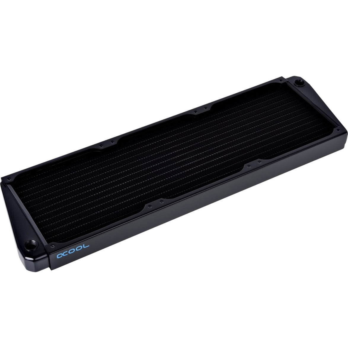 Alphacool Nexxxos ST30 Vollkupfer X-Flow 420 mm Kühler (schwarz)