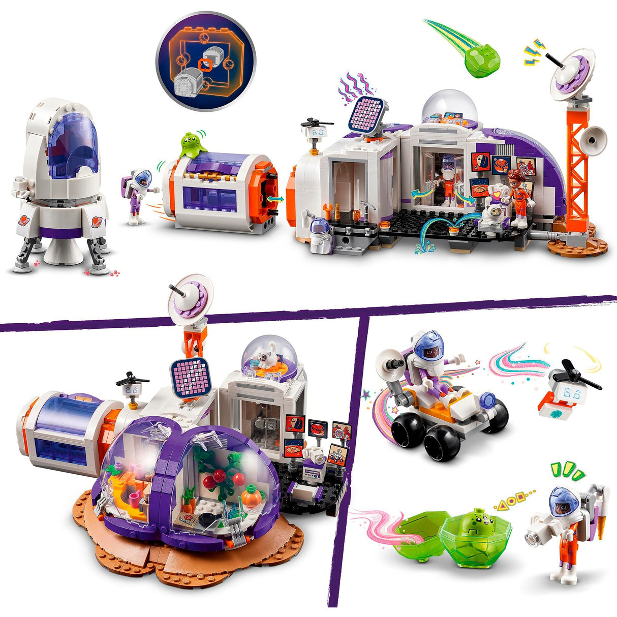Lego Friends – Mars-Weltraumbasis und Raketenbauspielzeug (42605)