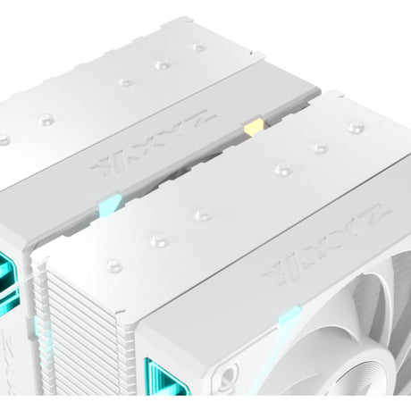 Xyz PC Gear Thermax 6 Duo RGB CPU-Kühler (Weiß, Arbb, Pwm)