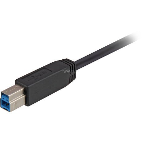 Sharkoon USB-A 3.0 > USB-B Kabel (schwarz, 2 Meter)