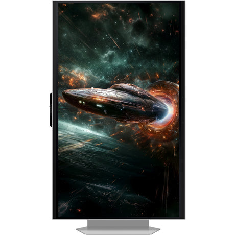 Samsung Odyssey 3D G90XF 27 4K UHD Gaming-Monitor (Silber, 2x HDMI, DisplayPort, 2x USB-A, USB-B, 165 Hz)