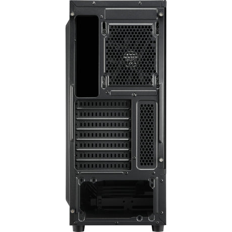 Sharkoon RGB Slider Midi-Tower-Gehäuse (schwarz | 3x USB-A | RGB | gehärtetes Glas)