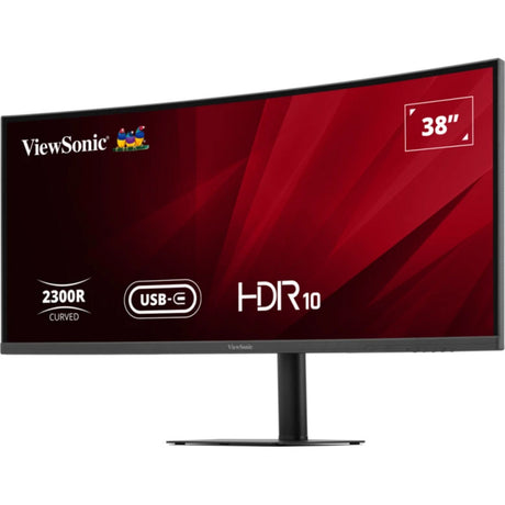 Viewsonic VA3820C UWQHD+ 21:9 gebogener Monitor mit USB-C-Hub 38 Ultrawide (schwarz, 2x HDMI, 1x Displayport, USB-C, USB-B)