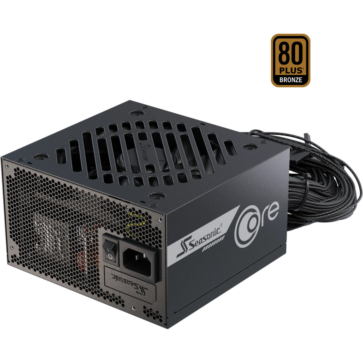 Seasonic Core BC-750 ATX 3.1 750 Watt Netzteil (schwarz, 1x 12V-2x6, 2x PCIe)