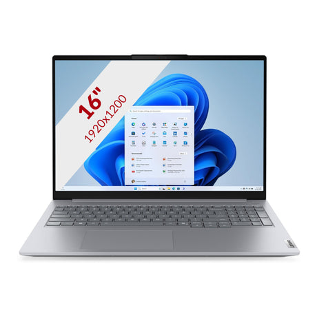 Lenovo thinkbook 16 g9 irl (21us00ekmh) 16 laptop (grijs | core i5-13420h | intel uhd graphics | 16 gb | 512 gb ssd)