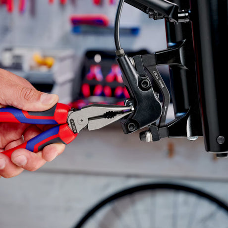 Knipex Spitzkombizange Kombizange (rot blau)