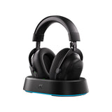 Mchose v9 turbo+ magnetic wireless over-ear gaming headset (zwart, nintendo switch, playstation 4, playstation 5, mobiel, pc, 2.4g bluetooth usb)